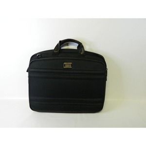 Zero Halliburton Zeform Adult Black Carrying Handle Zipper Laptop Briefcase